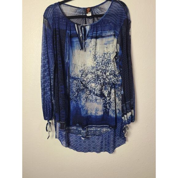 SUPER RARE JEAN PAUL GAULTIER MESH HIGH LOW TOP / TUNIC / COVER UP Size S - Picture 7 of 16